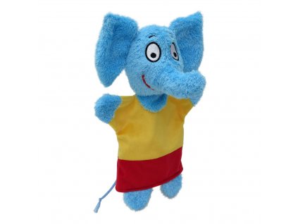 blue elephant handpuppet