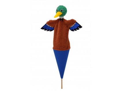 hand puppet in cone duck