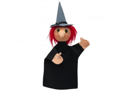 black withc hand puppet