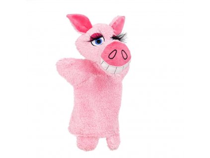 crazy pig hand puppet