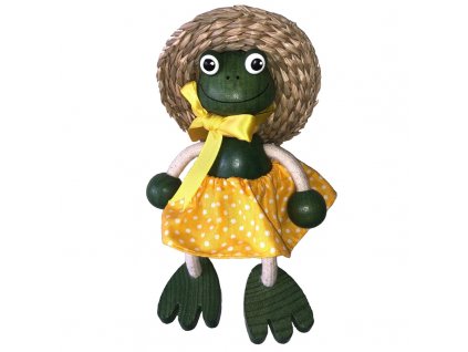 frog with skirt bouncing figure on spring