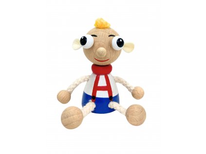 Hurvinek wooden figure with magnet