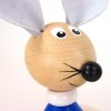 mouse wooden bouncing figure