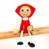 little red riding hood wooden figure