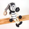 zebra wooden bouncing figure