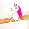 unicorn sitting wooden figure
