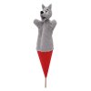 hand puppet in cone wolf