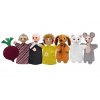 set of hand puppets abou beetroot