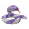 purple snake plushy toy