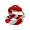 red snake plushy toy