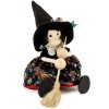 bouncing wooden figure witch