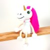 unicorn wooden sitting figure