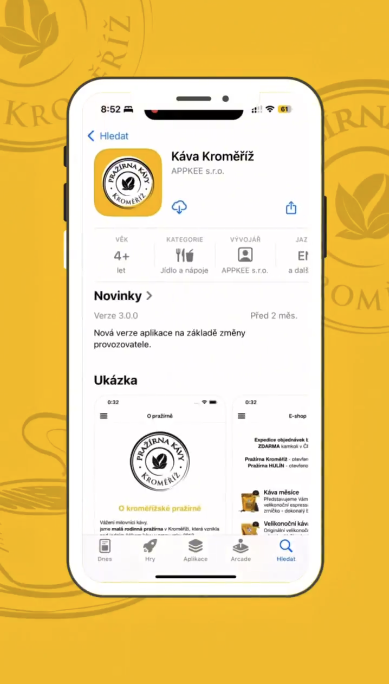 ☕ Máme vlastní mobilní aplikaci! Proč jsme ji vytvořili a co v ní najdete?