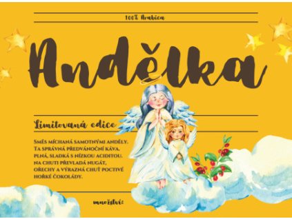 Andělka (Kávu dodat jako zrnko, Množství kávy 100g)