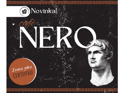 Caffé NERO 250g (Kávu dodat jako zrnko, Množství kávy 250g)