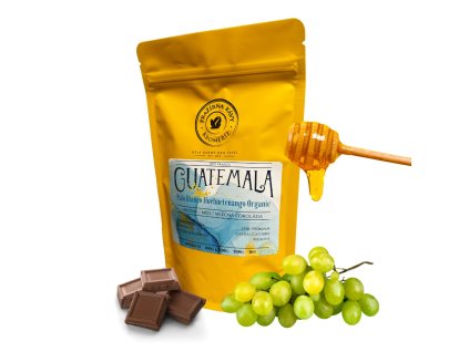 Guatemala Palo Blanco Huehuetenango Honey Organic (Kávu dodat jako zrnko, Množství kávy 100g)