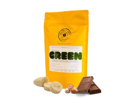 Indonesia Green (Kávu dodat jako zrnko, Množství kávy 100g)