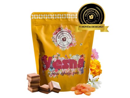 Jarní espresso směs VESNA (Kávu dodat jako zrnko, Množství kávy 100g)