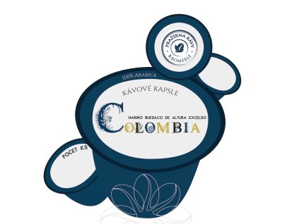 Kávové kapsle - Espresso směs Columbia Nariňo (Počet kapslí 10 ks)