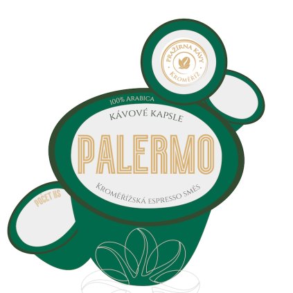 Kávové kapsle - Espresso směs Palermo (Počet kapslí 10 ks)