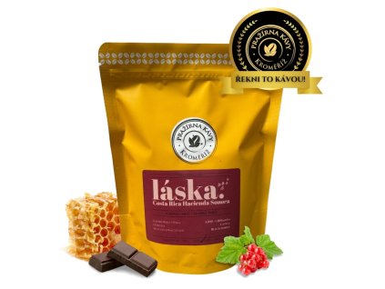 Láska - Valentýnská káva (Kávu dodat jako zrnko, Množství kávy 100g)