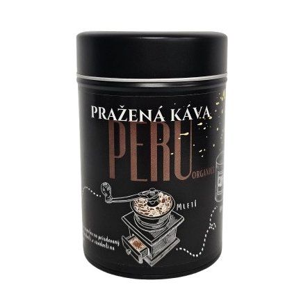 kava peru plechovka