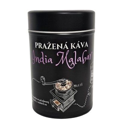 kava malabar plechovka