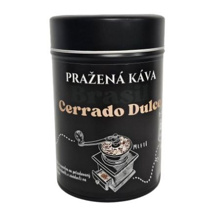 kava v plechovce cerrado