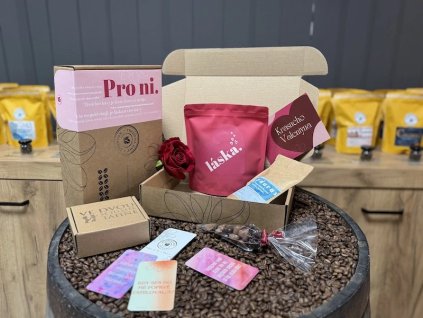 Řekni to kávou – Dárek pro NI (Kávu dodat jako zrnko)