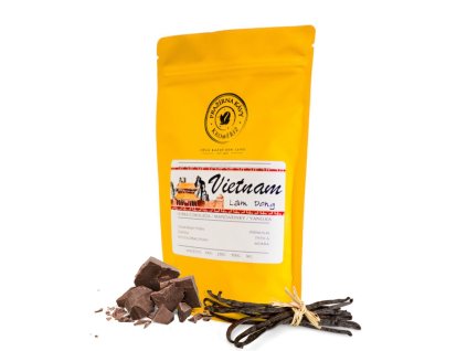 Vietnam Arabica Lam Dong, Washed, scr. 16 (Kávu dodat jako zrnko, Množství kávy 100g)
