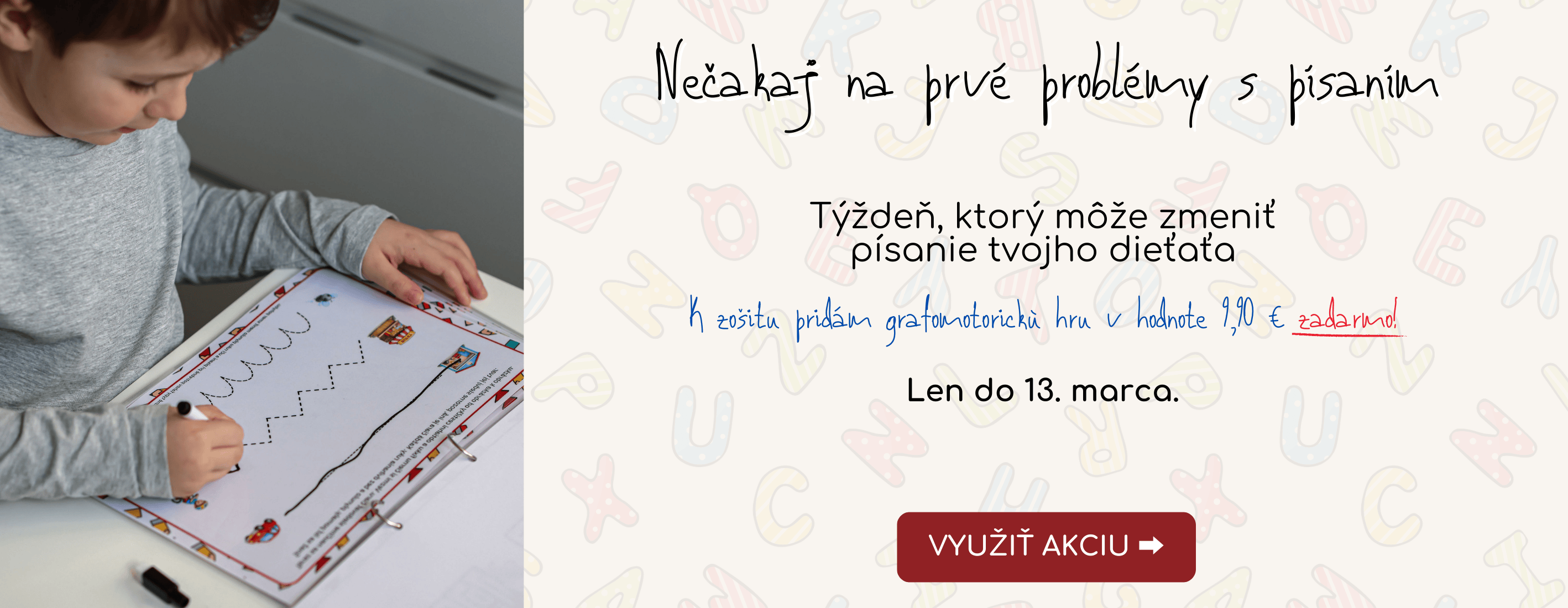 Grafomotorika + hra zdarma