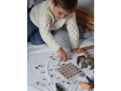 Hra stopy zvierat kronchita