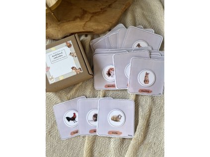 Kartičková aktivitka ZVIERATKÁ NA FARME