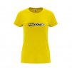 Dámské tričko PROKROSÁKY, žlutá s velkým potiskem