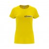 Dámské tričko PROKROSÁKY, žlutá s malým potiskem