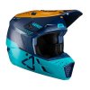 Motokrosová přilba LEATT MOTO 3.5 V21.4, modrá/oranžová