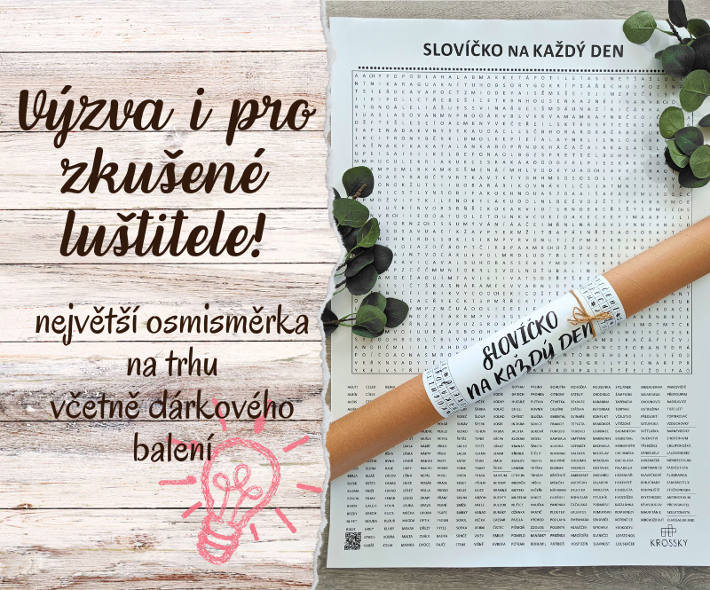 Slovíčko na každý den, největší osmisměrka na trhu