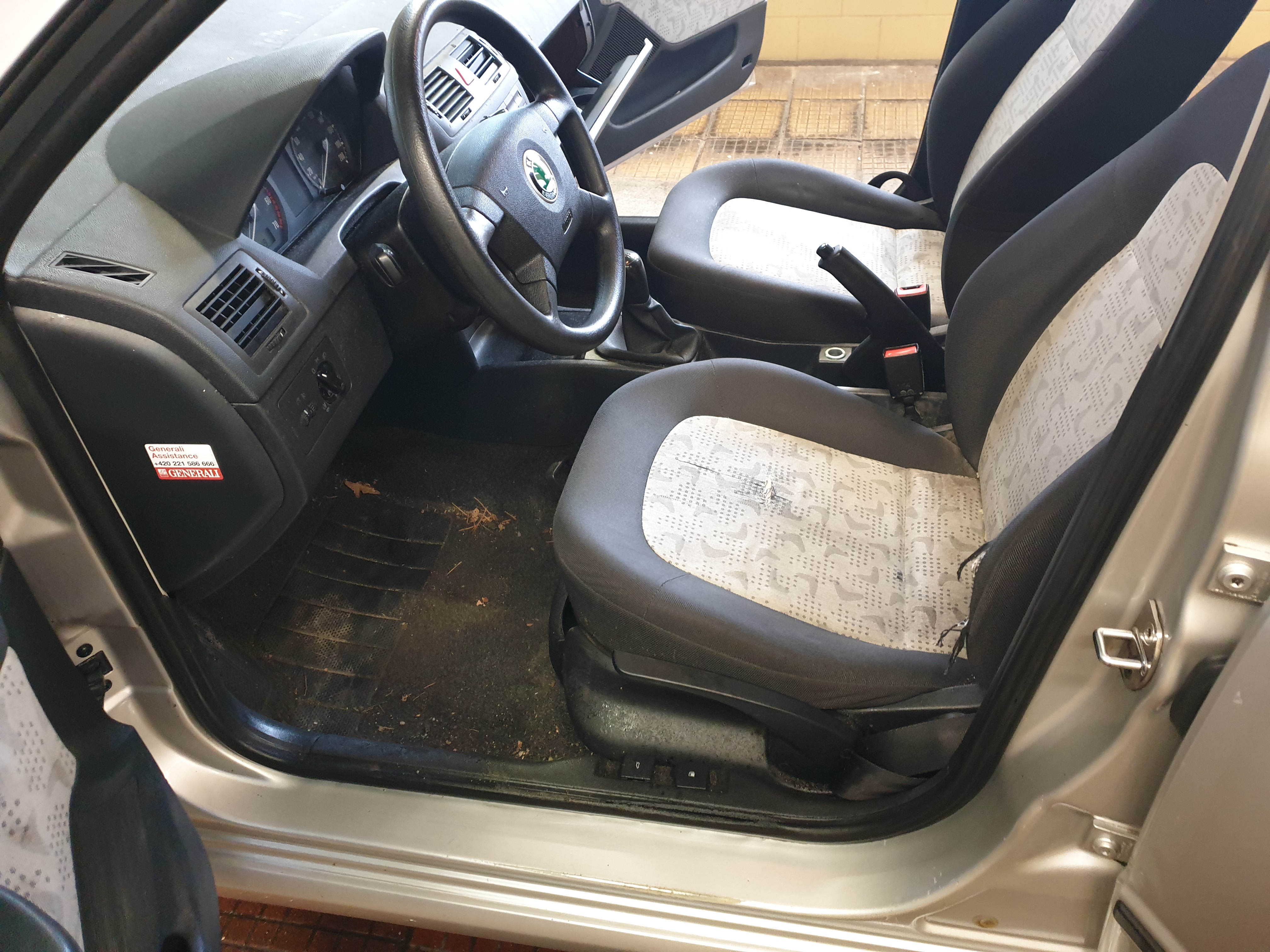 Škoda Fabia - plíseň