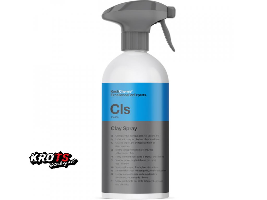 Kluzný sprej pro čisticí modelínu bez silikonového oleje Koch Clay Spray 500 ml