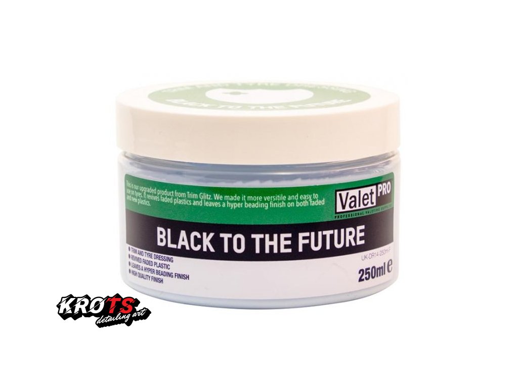 ValetPro Black To The Future Trim and Tyre Dressing 250 ml ošetření plastů a pneu