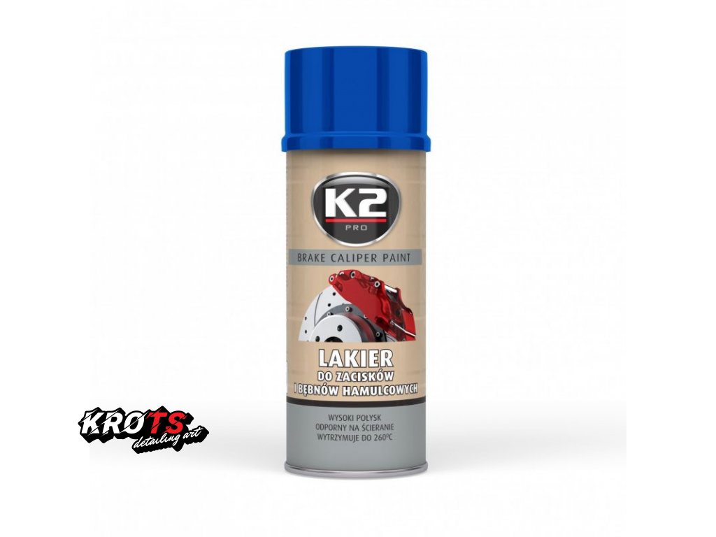 K2 BRAKE CALIPER PAINT 400 ml MODRÁ - L346NI barva na brzdové třmeny a bubny