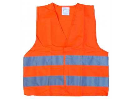 Vesta výstražná oranžová dětská EN 1150