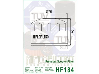 Olejový filtr HF184