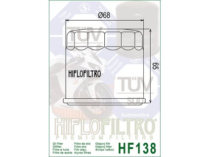 Olejový filtr HF138