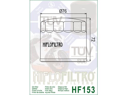 Olejový filtr HF153