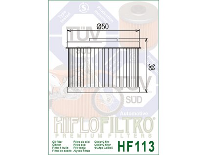 Olejový filtr HF113
