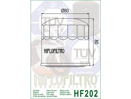 Olejový filtr HF202