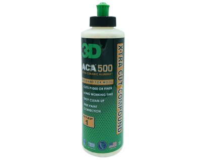 3D ACA 500 X-TRA CUT COMPOUND 237 ML - VYSOKO ABRAZÍVNA PASTA NA BÁZE HLINÍKA