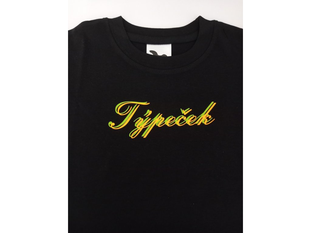 Tričko dětské TÝPEČEK černé