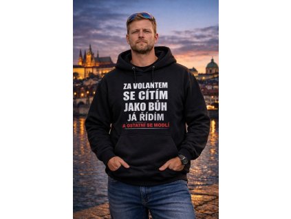 Pánská vtipná mikina - BŮH